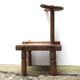 Antique African Baoulé wooden chair, early 20th century
