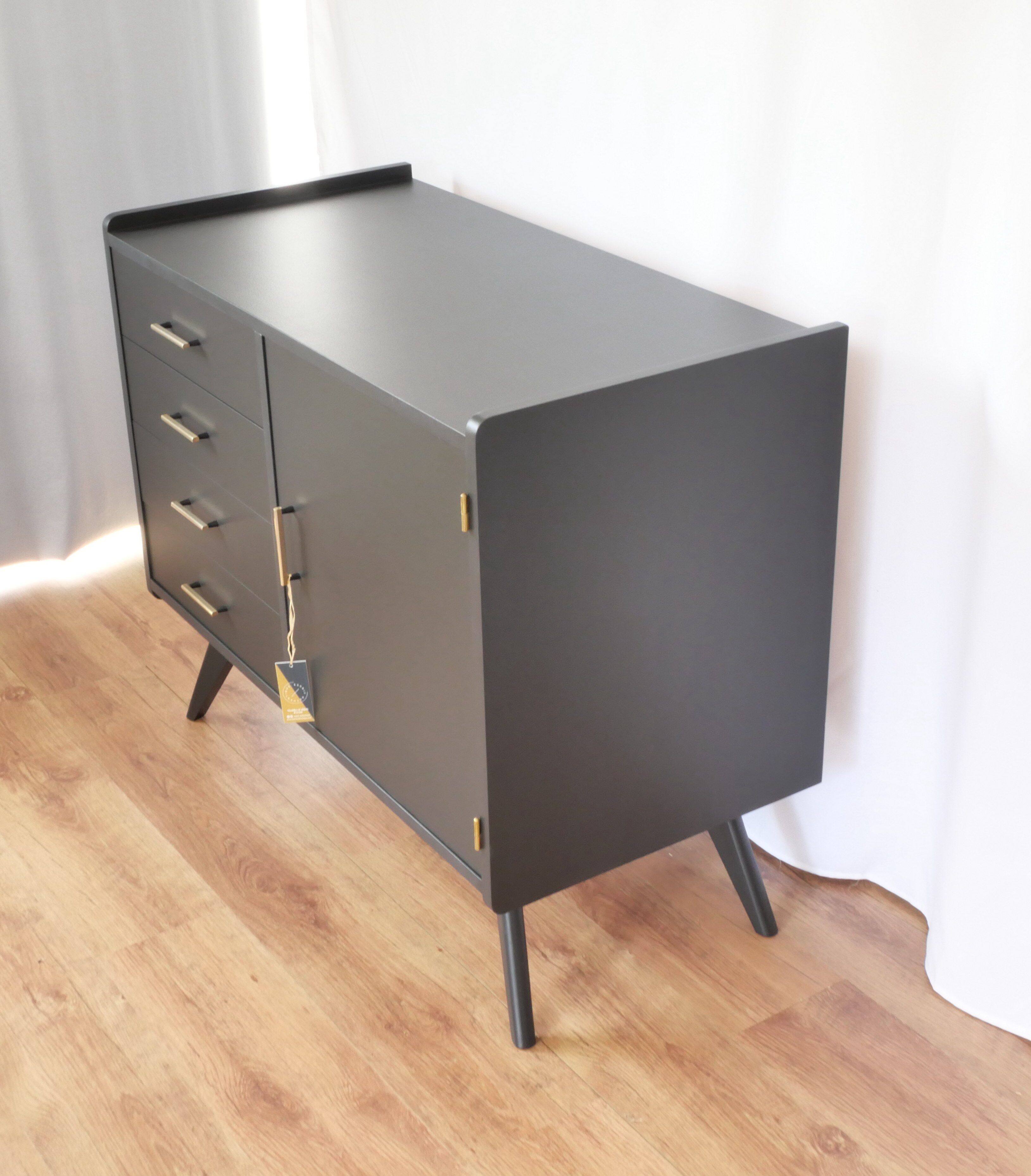 Black compass footboard