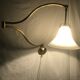 Articulated brass sconce 1950