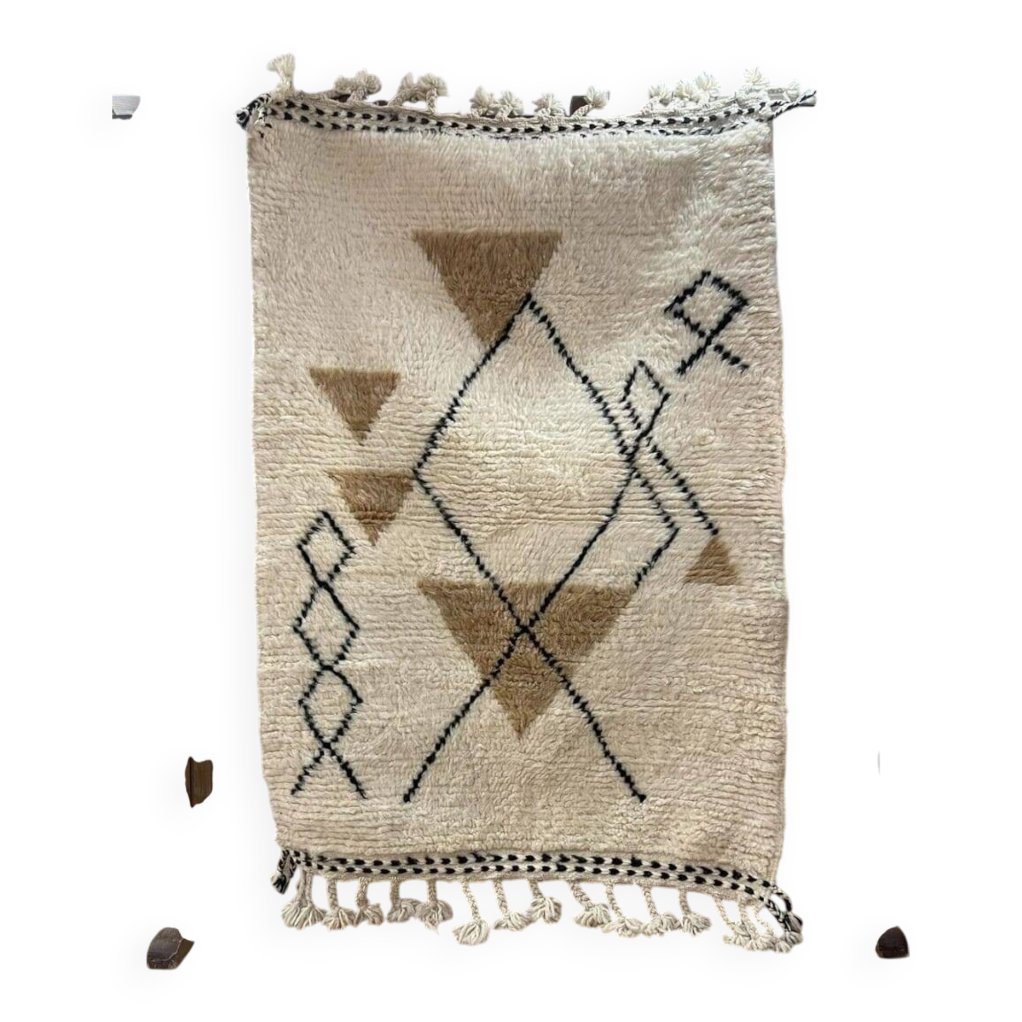Handmade Beni Mrirt rug size 150 x 250 cm