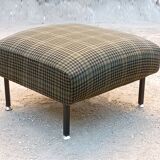 Pair of designer ottoman poufs by Steiner from the 50s