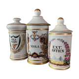 Lot of apothecary bottles