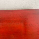 19th century red lacquered Chinese trunk