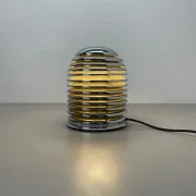 Vintage Table Lamp made of Chromed Metal by Kazuo Motozawa for Staff Leuchten, Germany, 1970s