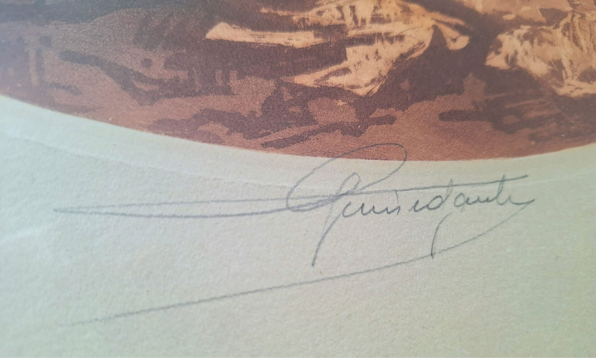 Georges Pierre Guinegault large Art Deco print, signed and numbered.