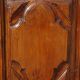 Louis XIII wardrobe in solid walnut