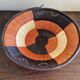 Vintage woven raffia basket