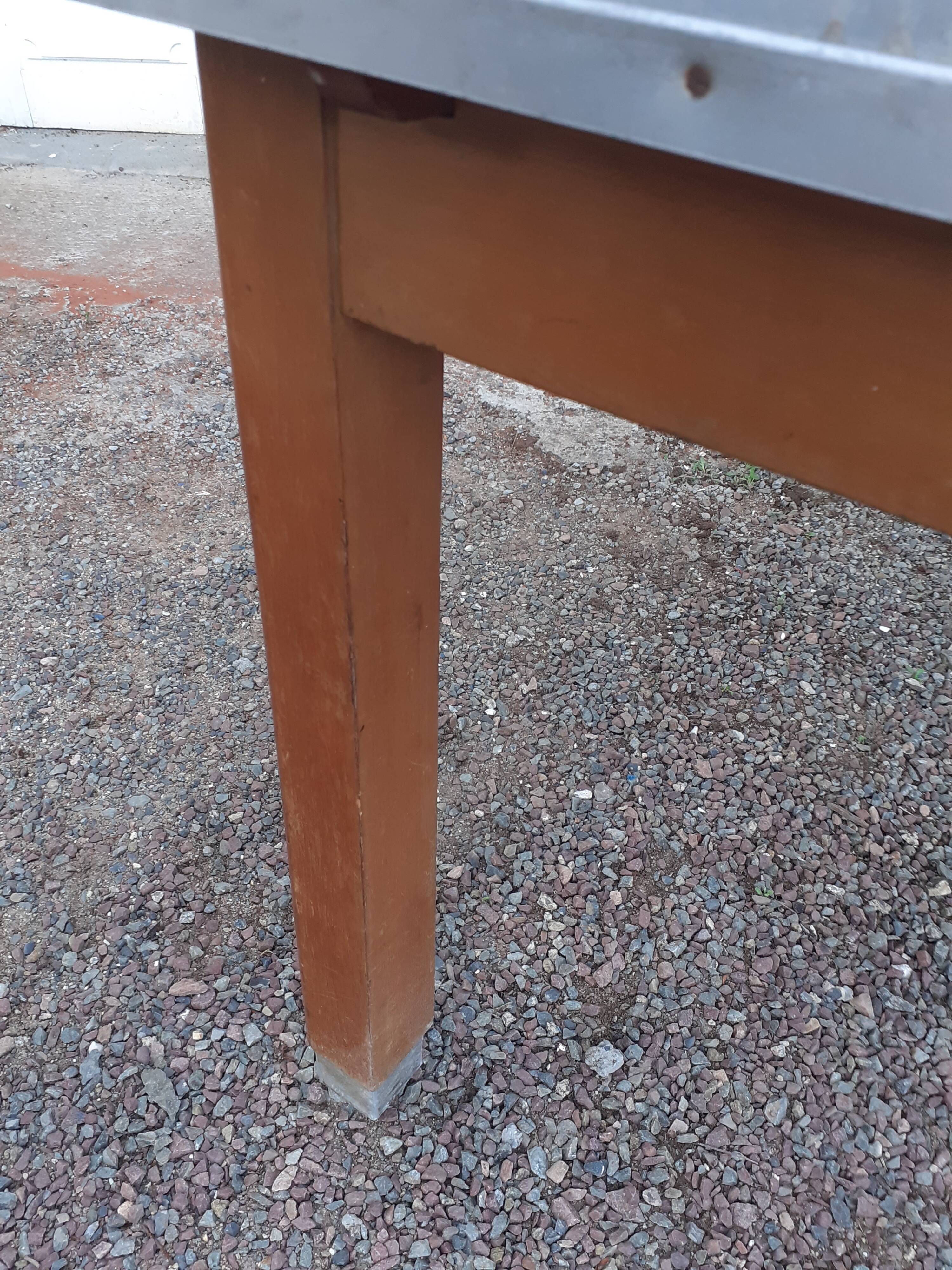 Vintage wooden formica kitchen table