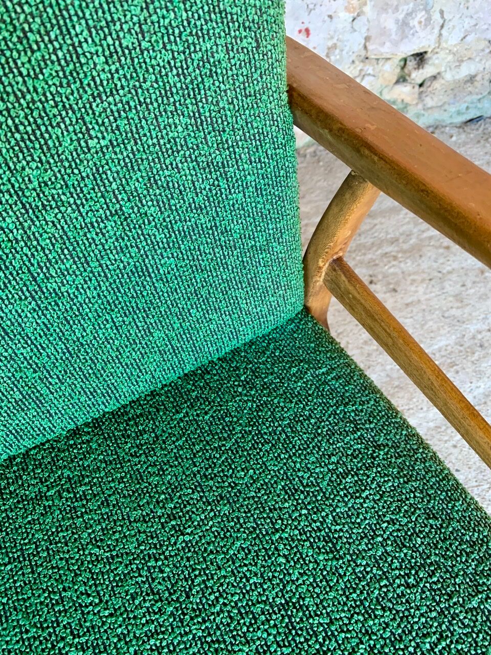 Vintage armchair in Scandinavian style circa 60