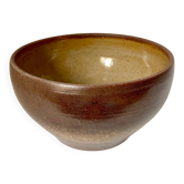 Saladier en grès brun XL