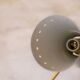 Vintage "Diabolo" wall apply in black metal and brass