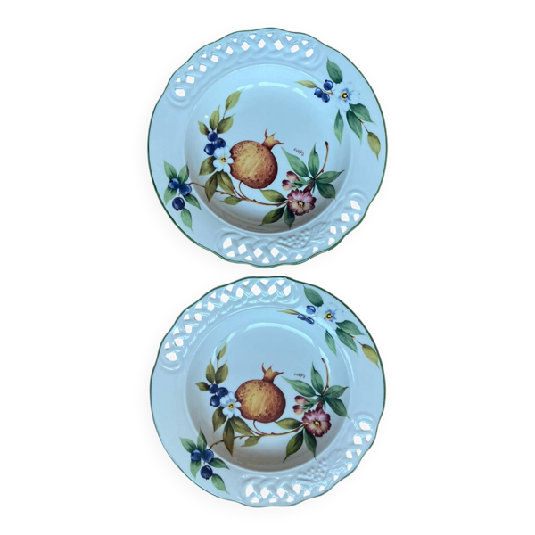 Assiettes creuses Tiffany