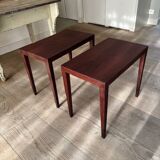 2 rosewood bedside tables by Severin Hansen - Denmark 1960s