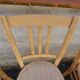 Set of 4 vintage bistro chairs, sanded, 1940/50