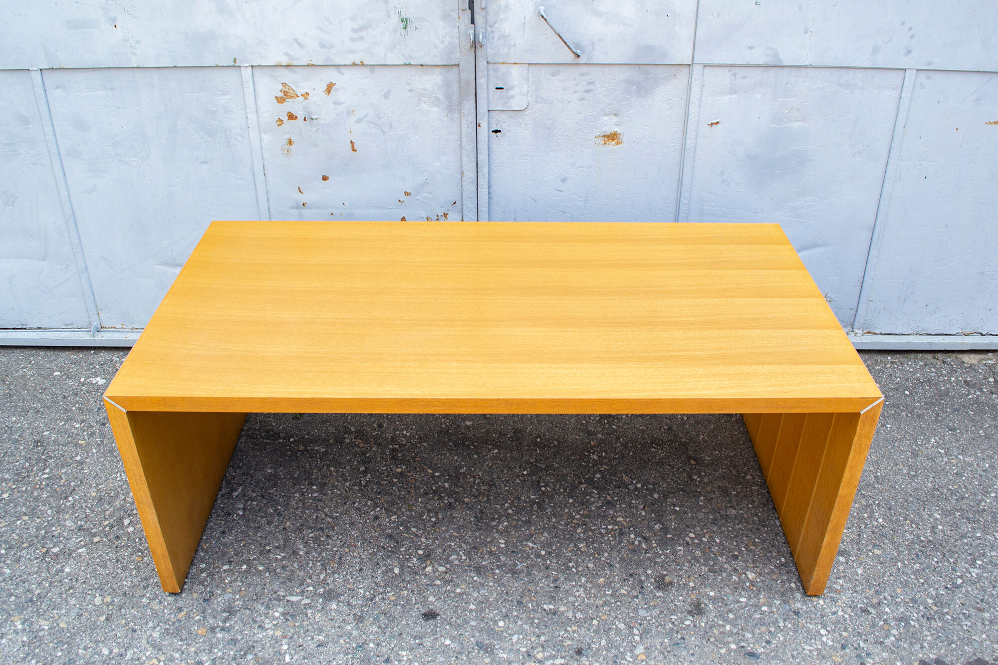 Removable desk in ash and aluminum Italy 60s