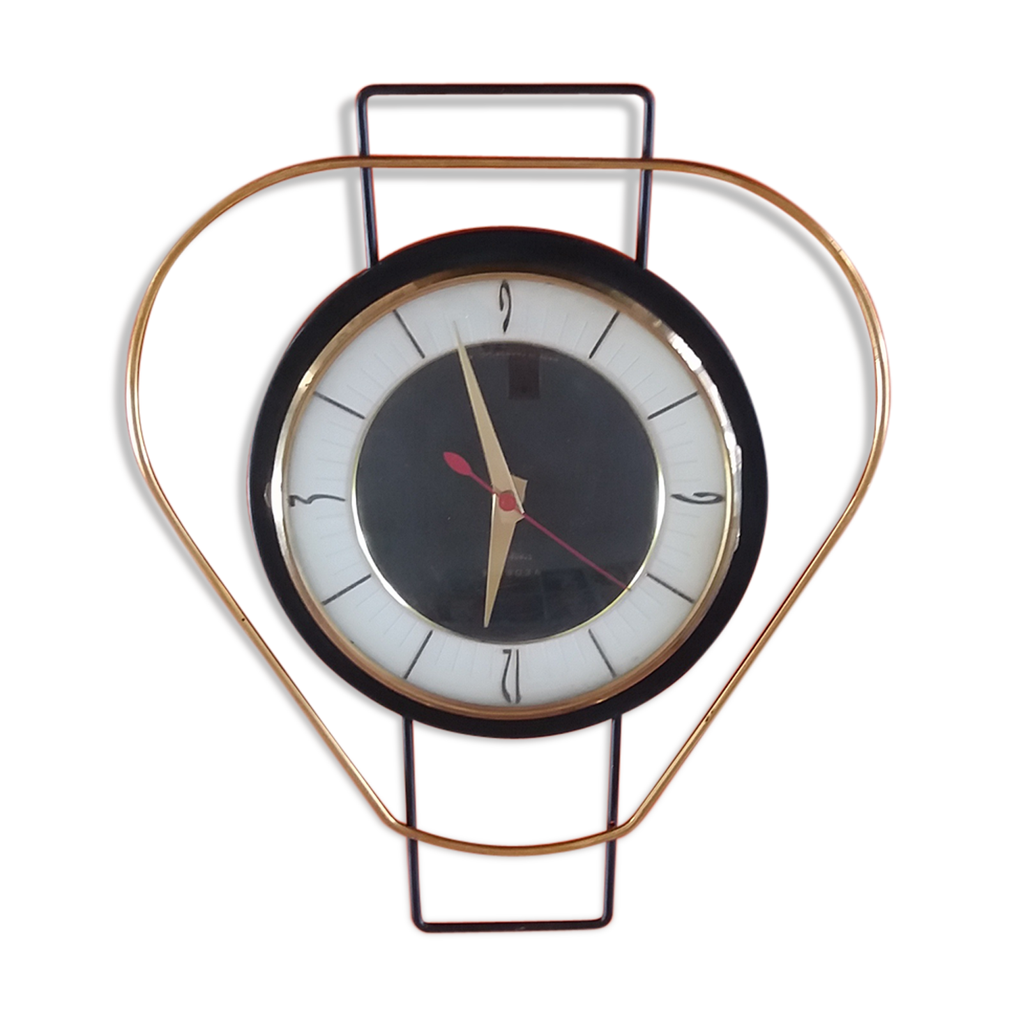 Vintage wall clock Vedette Transistor