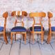 Biedermeier Cherrywood Chairs, Austria, 1820s, Set of 4