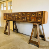 Workshop chest of drawers with authentic drawers