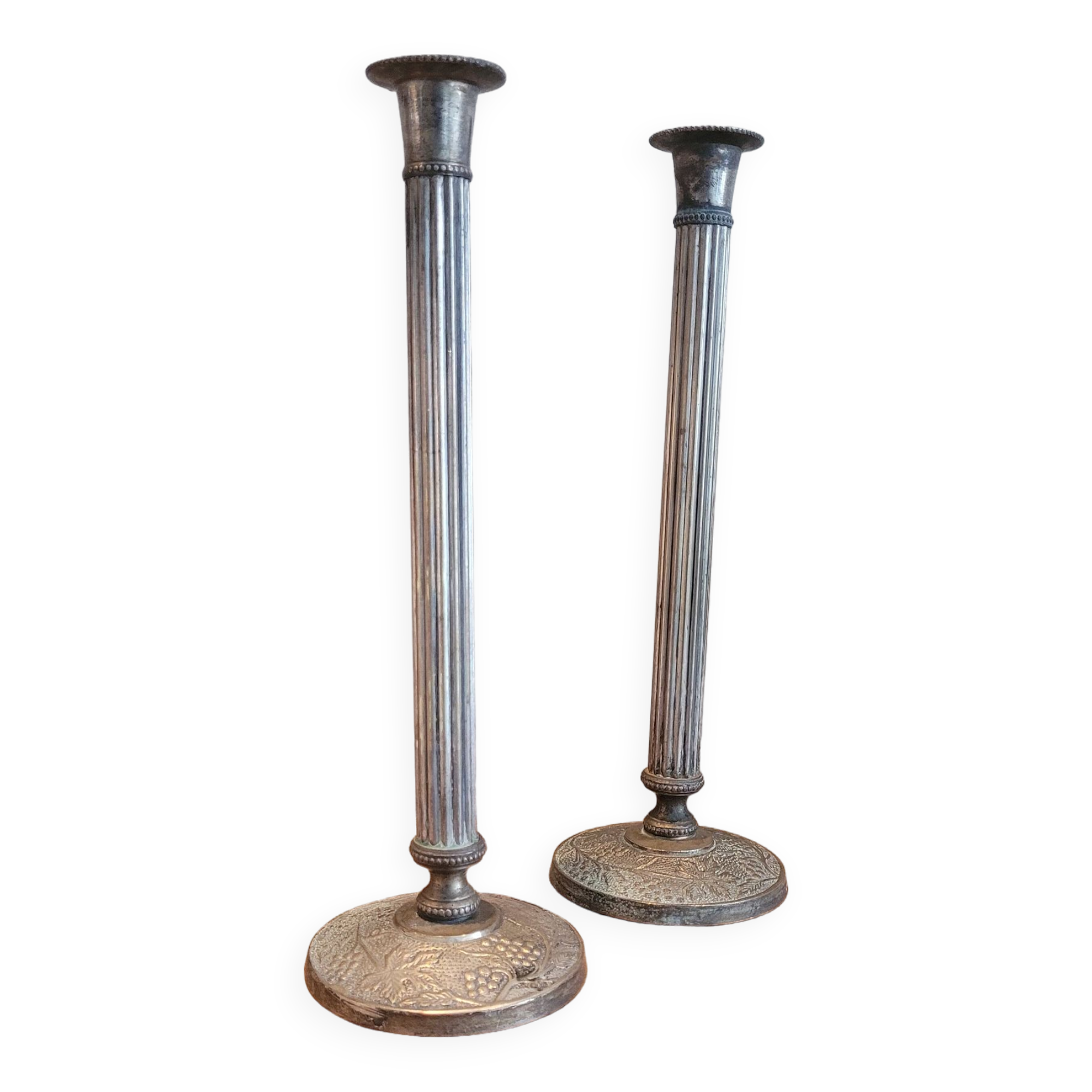 La Redoute x Selency pair of brass candle holders 12