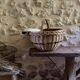 Vintage wicker basket