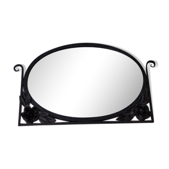 Miroir 1950 fer forgé - 72x44cm