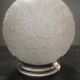 Ceiling lamp wall lamp old globe glass paste white rare model floral decoration Ø 20 cm Art Deco 1930