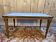 Louis XVI style coffee table in Carrara marble with toupie legs