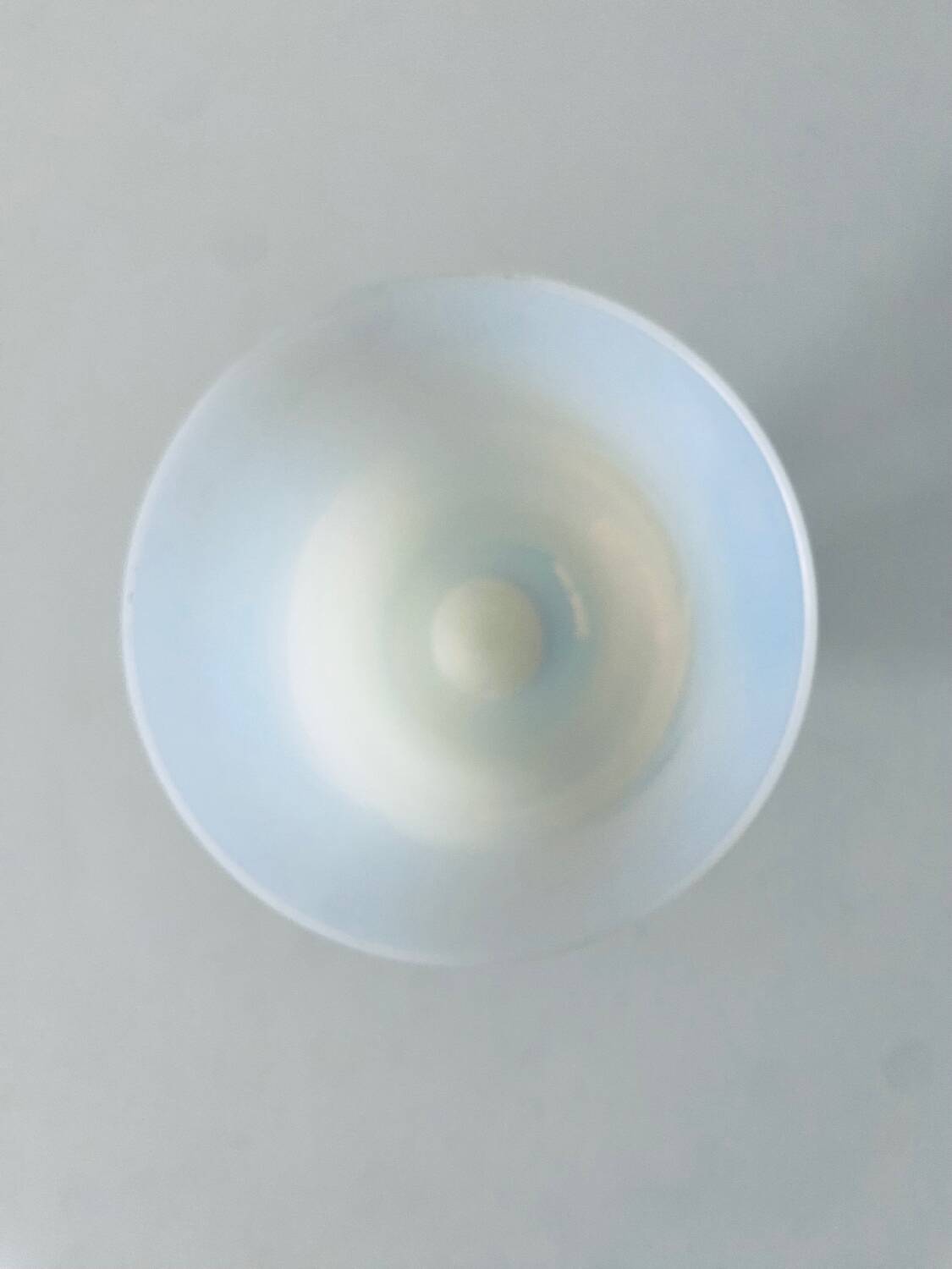 Antique white opaline vase