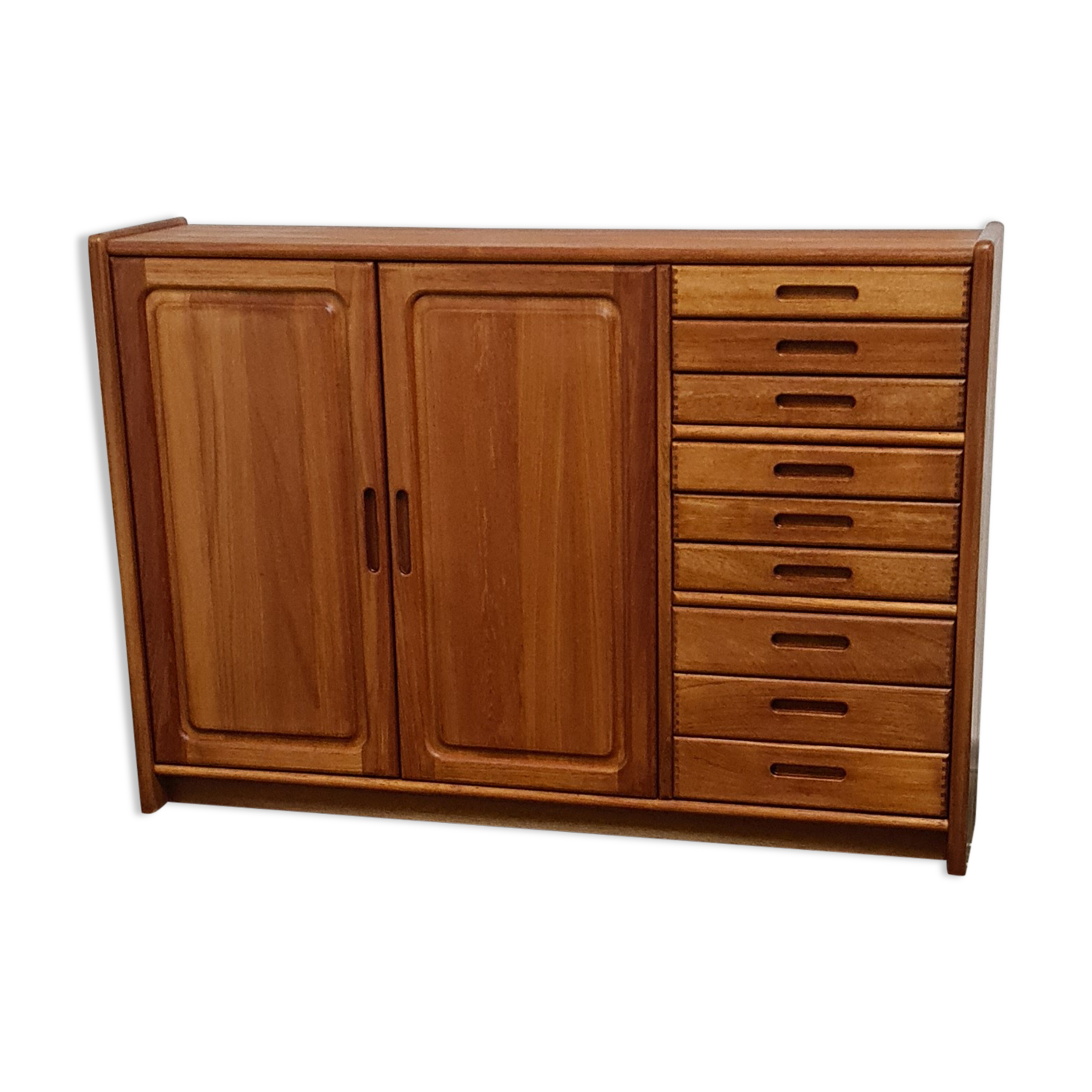 Vintage teak side or highboard