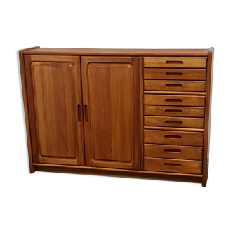 Vintage teak side or highboard