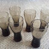 Series of 6 glasses