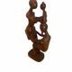 Original sculpture W. Mebdandi - The Family - solid mahogany wood, Tc