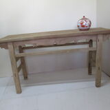 Console pickled wood
