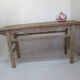 Console pickled wood