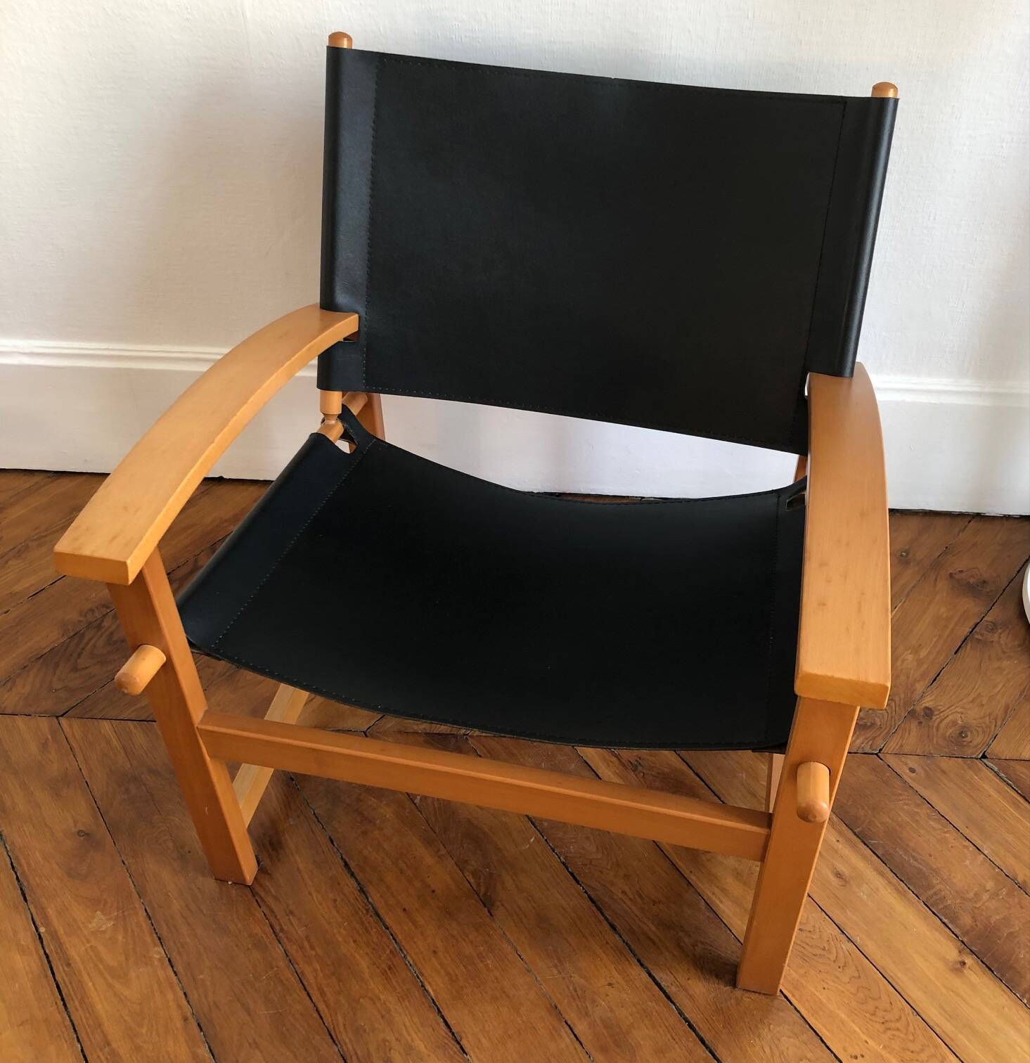 Safari armchair by Hyllinge Møbler Denmark, 1970s
