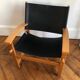 Safari armchair by Hyllinge Møbler Denmark, 1970s