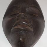 Dan Mask - Black Patina Wood - Ivory Coast, Jean Redor Collection