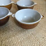 Series of 6 sandstone bowls