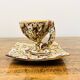 Rare Vallauris ceramic coffee service Sculptural design and u enamel