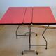 Table pliante formica vintage