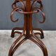 Large curved beech coat rack in the Thonet style – early 20th century