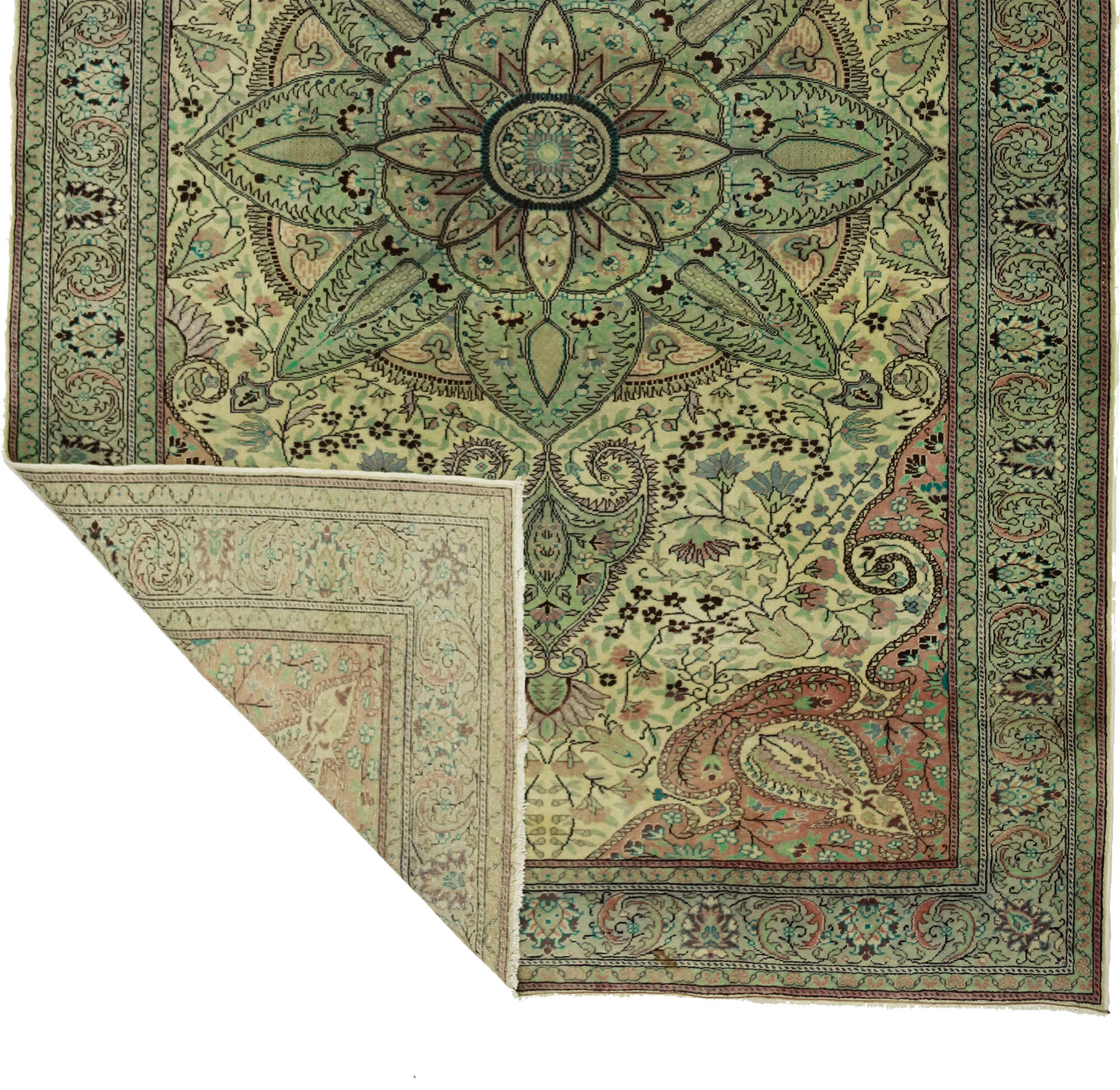 Anatolian handmade vintage rug 303 cm x 200 cm