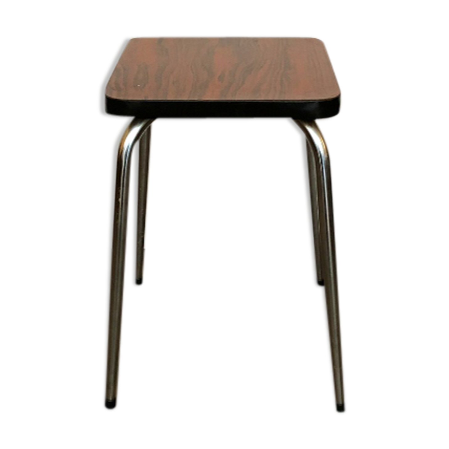Brown formica stool