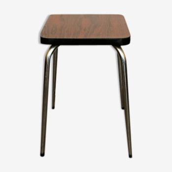 Brown formica stool