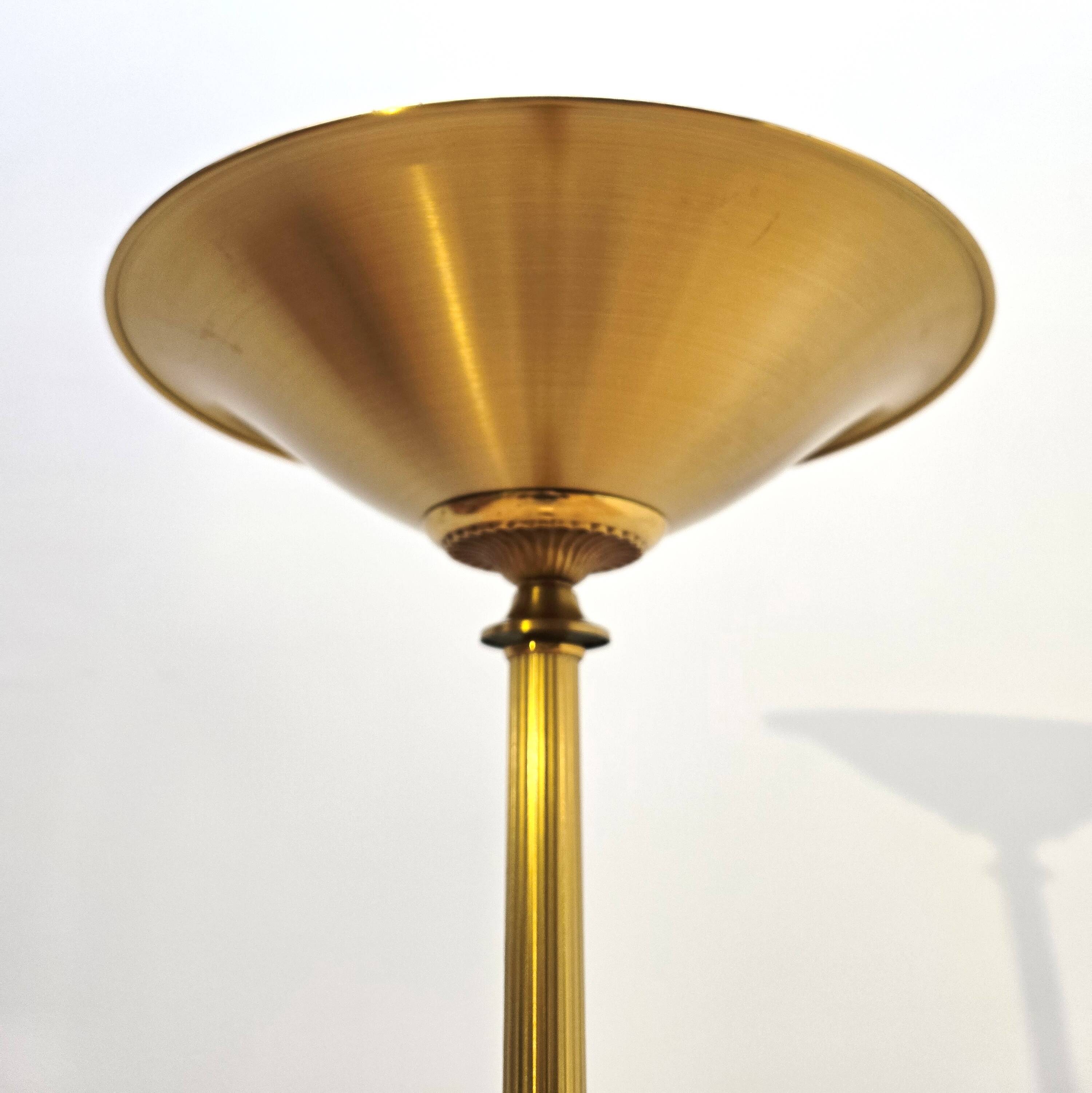 Vintage brass floor lamp