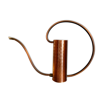 Hammered copper watering can