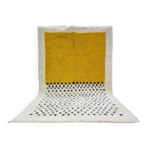 Tapis en laine naturelle fait main traditionnelle taille 2/3 m