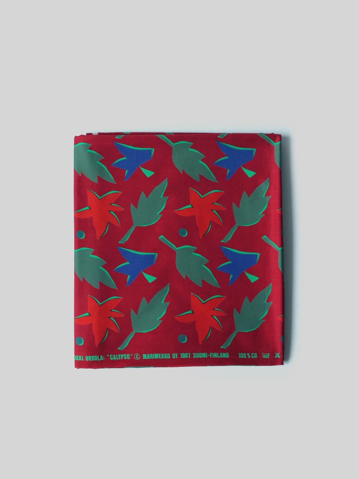 Tissu en coton Heikki Orvola "Calypso" 1,47x1,90m, pour Marimekko, 1987