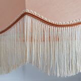 Hanging vintage coral fabric
