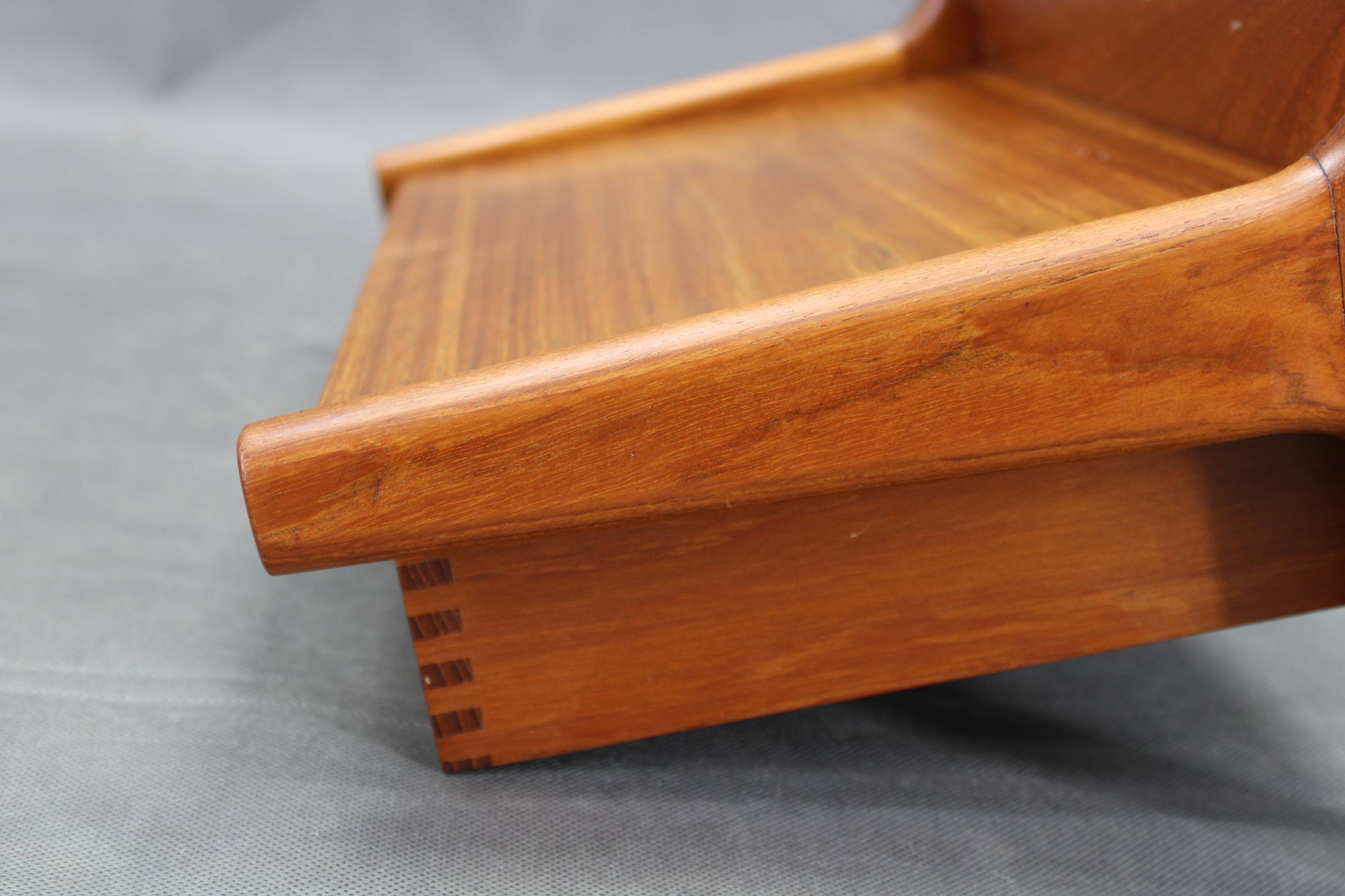 1950s pair of rare Borge Mogensen teak floating night stands by Dyrlund Denmark